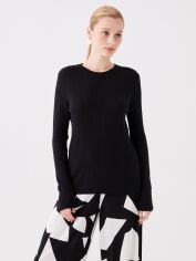 Акція на Джемпер жіночий LC Waikiki W3EB05Z8HEG 2XL Чорний від Rozetka