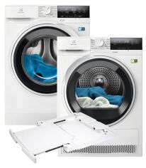Акція на Пральна машина повногабаритна Electrolux EW7F3414U + Сушильний автомат Electrolux EW7D394UU + Сполучна планка Electrolux E1WYHSK1 (комплект) від Rozetka