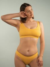 Акція на Нижня частина купальника жіноча Brabrabra SO226527 S-38-94 Жовта від Rozetka