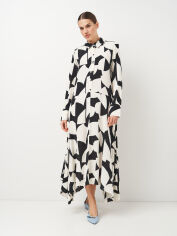 Акція на Сукня жіноча Zara 3198/416 S Чорна з білим від Rozetka