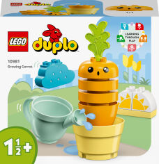 Акція на Конструктор LEGO DUPLO Морква на грядці (10981) від Будинок іграшок