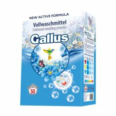 Акція на Пральний порошок Gallus Univesal Універсальний, 50 циклів прання, 3.25 кг від Eva