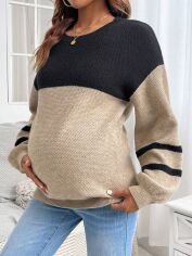 Акція на Джемпер для вагітних SHEIN GD-00081958 XL Різнокольоровий від Rozetka