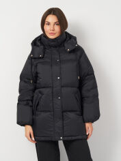 Акція на Пуховик зимовий жіночий GANT Mid Length Down Jacket 4700347-5 XL Black від Rozetka