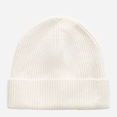 Акція на Шапка жіноча GANT Wool Ribbed Beanie 4910037-130 One Size Біла від Rozetka
