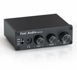 Акція на Fosi Audio SPDIF/Coaxial на RCA/3.5 DAC-Q4 Black від Stylus