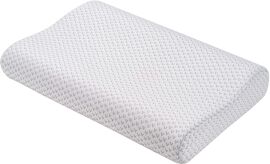 Акція на Подушка ортопедична Ardesto Sleepwell Memory foam Хвиля Білий 60х40х11/9 см від Rozetka