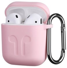 Акція на Чехол 2Е для Apple AirPods Pure Color Silicone (1.5mm) Imprint Light pink (2E-AIR-PODS-IBSI-1.5-LPK) від MOYO