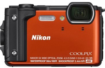 Акция на Фотоаппарат NIKON Coolpix W300 Orange (VQA071E1) от MOYO