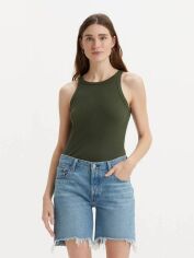 Акція на Майка жіноча Levi's Essential Racer 33810009 L Зелена від Rozetka