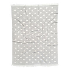 Акція на Плед-накидка Barine Wool Star Throw Grey серый 135х170 см від Podushka