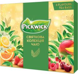 Акція на Святкова колекція чаю Pickwick 6 видів по 7 шт від Rozetka