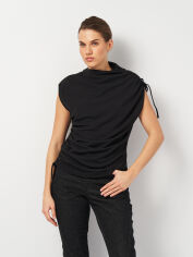 Акція на Футболка жіноча Zara 2509/636 XL Чорна від Rozetka