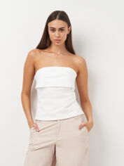 Акція на Футболка жіноча Zara 2631/711 2XL Біла від Rozetka