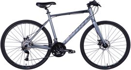 Акція на Велосипед Velotrade Leon HD 80 DD 28" 21" Сірий з чорним (OPS-LN-28-045) від Rozetka