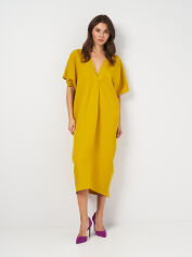 Акція на Сукня жіноча Zara 4437/241 L Жовта від Rozetka
