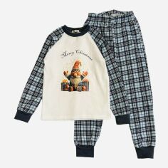 Акція на Дитяча тепла новорічна піжама для хлопчика Smile Time Christmas Gnome OX36-38-13-1 104 см Різнокольорова/Клітка від Rozetka