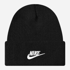Акція на Шапка Nike HF0186-010 One Size Чорна від Rozetka