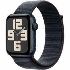 Акція на Apple Watch Se 2 2024 40mm Gps Midnight Aluminum Case with Ink Sport Loop (MXEA3QH/A) Ua від Y.UA