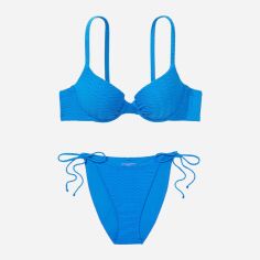 Акція на Роздільний купальник жіночий Victoria's Secret 147205373 32B-XS Синій від Rozetka