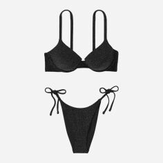Акція на Роздільний купальник жіночий Victoria's Secret 184485905 36C-L Чорний від Rozetka