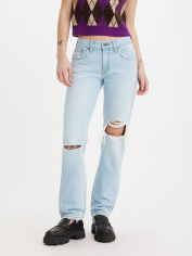 Акція на Джинси жіночі Levi`s Middy Straight 12165284 W28L31 Блакитні від Rozetka
