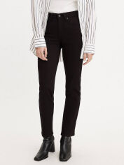 Акція на Джинси жіночі Levi`s 724 High Rise Slim Straight 326871622 W27L32 Чорні від Rozetka