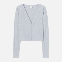 Акція на Кардиган жіночий H&M 934721008c14 L Сірий від Rozetka