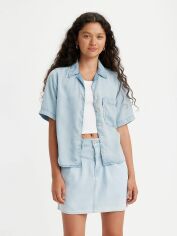 Акція на Сорочка джинсова жіноча Levi's 824086069 S Блакитна від Rozetka