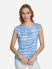 Акція на Блузка жіноча Calvin Klein 429890219 XL Блакитна від Rozetka