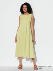 Акція на Сукня жіноча Uniqlo 513834034 XL Зелена від Rozetka