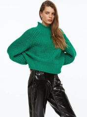 Акція на Светр в'язаний теплий жіночий H&M 990911c14 XS Зелений від Rozetka