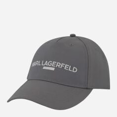 Акція на Кепка чоловіча Karl Lagerfeld 432542936 One Size Сіра від Rozetka