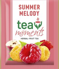 Акція на Чай фруктово-ягідний Tea Moments Summer Melody зі смаком малини 50 сашетів від Rozetka