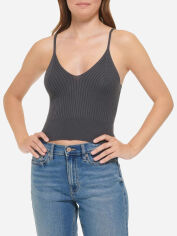 Акція на Топ жіночий Calvin Klein 80411743 L Сірий від Rozetka