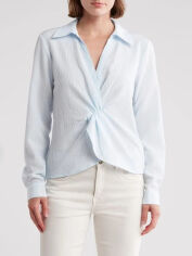 Акція на Блузка жіноча Calvin Klein 578483613 L Блакитна від Rozetka