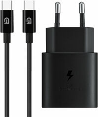 Акція на ArmorStandart Wall Charger AR-TA800 USB-C 25W Black with USB-C Cable (ARM77720) від Stylus