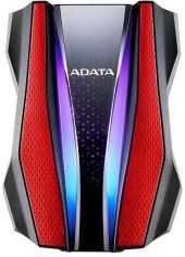 Акція на Жесткий диск ADATA 2.5" USB 3.2 1TB HD770G Black/Red (AHD770G-1TU32G1-CRD) від MOYO