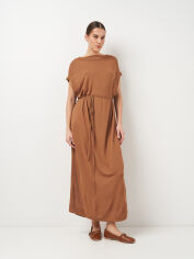 Акція на Сукня жіноча Zara 1411/751 S Коричнева від Rozetka