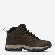 Акція на Чоловічі черевики для туризму Columbia Newton Ridge Plus II Waterproof 1594731232 41.5 (8.5US) Коричневі від Rozetka