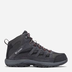 Акція на Чоловічі черевики для трекінгу Columbia Crestwood Mid Waterproof 2100641089 42.5 (9.5US) Темно-сірі від Rozetka