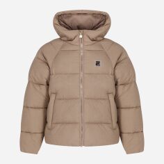 Акція на Підліткова зимова куртка для дівчинки FILA 130495-C2 146-152 см Бежева від Rozetka