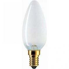 Акция на Лампа накаливания Philips E14 60W 230V B35 FR 1CT/10X10F Stan (926000007764) от MOYO