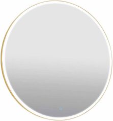 Акція на Дзеркало AQUA RODOS Lorenzo Gold D100 Sensor з LED-підсвічуванням від Rozetka