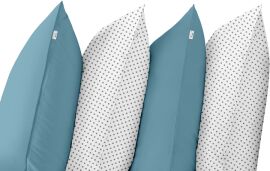 Акція на Набір наволочок Cosas Set4Pillow Sky 50 DotsWhite 4 шт. від Rozetka