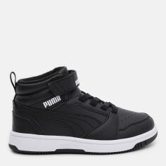 Акція на Дитячі зимові черевики для хлопчика Puma Rebound V6 Mid WTR 30797901 27.5 Puma Black-Puma White від Rozetka