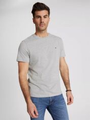 Акція на Футболка бавовняна довга чоловіча Tommy Hilfiger 296522234 3XL Сіра від Rozetka