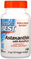 Акція на Doctor's Best Astaxanthin With AstaPure, 6 mg, 90 Veggie Softgels (DRB-00367) від Stylus