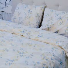 Акція на Комплект постільної білизни Delight Двоспальний 170х215 см Троянди Бязь від Rozetka