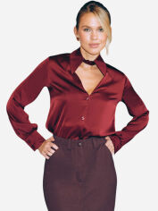 Акція на Блузка жіноча Seventeen 2228.6162 L-XL Бордова від Rozetka